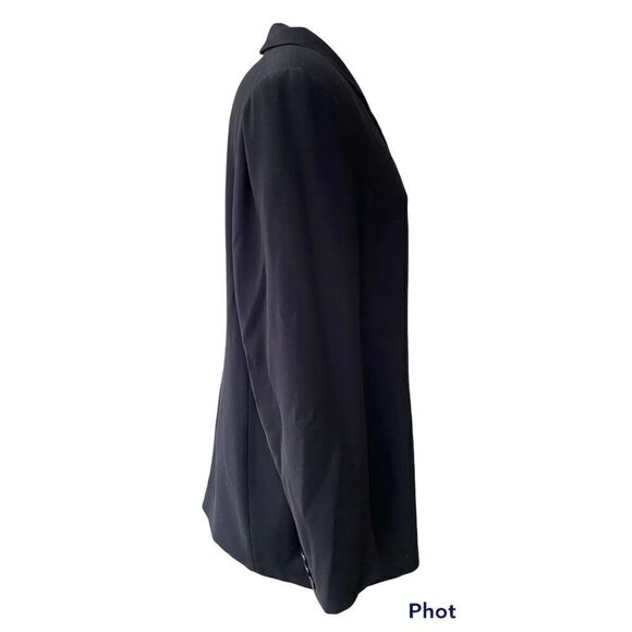 NYGARD Classic Black 4-Button Blazer Sz 16 Must-Have Staple Piece Plus - Picture 4 of 11
